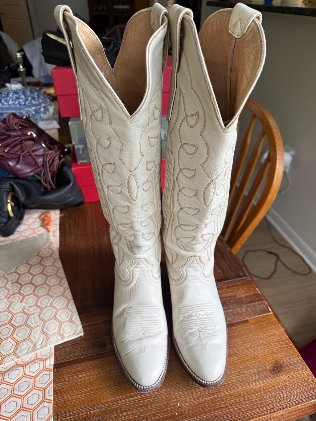 City Boots - The Houston Boot In Bone — image 2 of 4